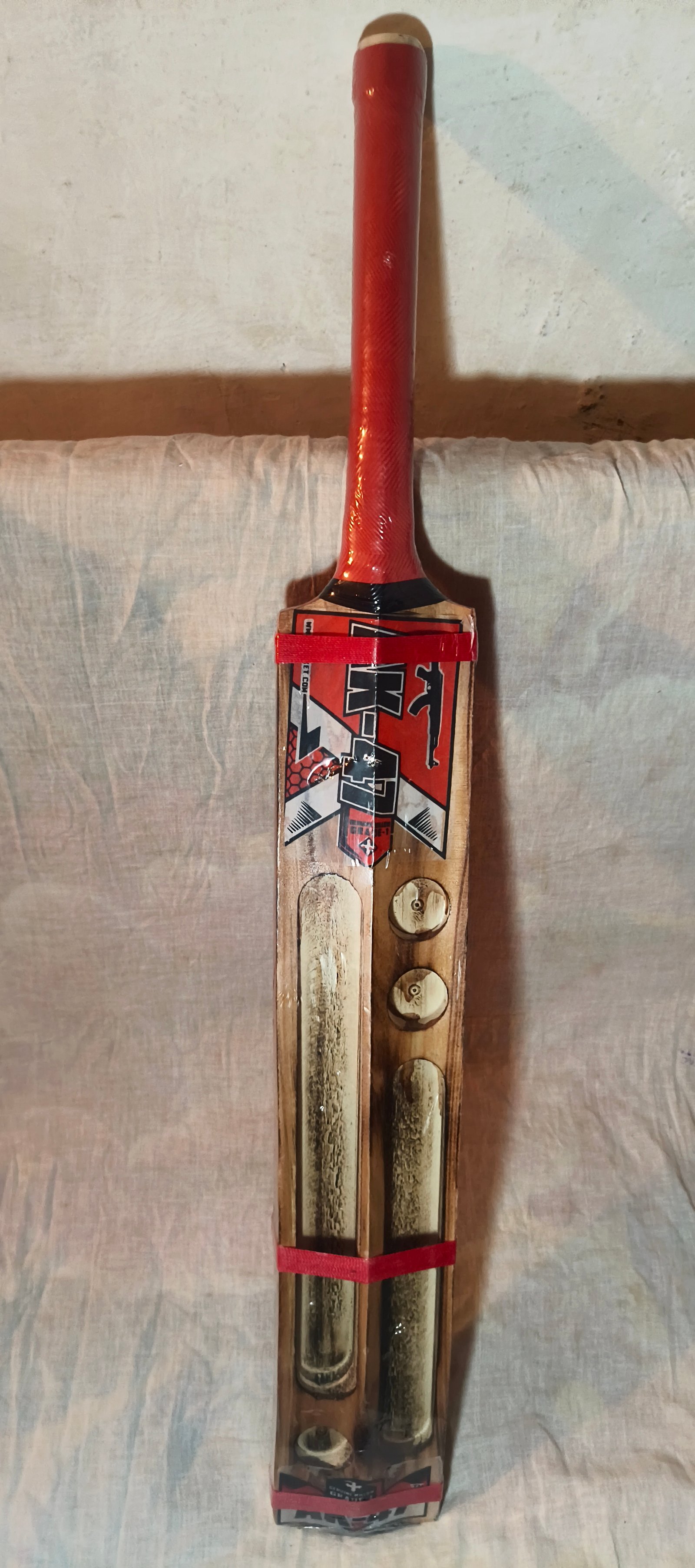 AK-47 Grade-1 Super Kashmir Willow Cricket Bat with Scorched Back Finish